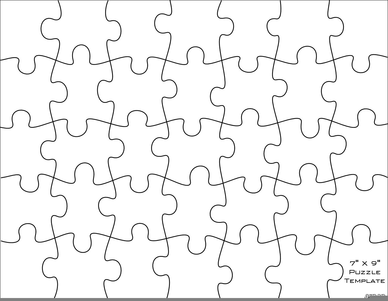 Puzzle Template Generator