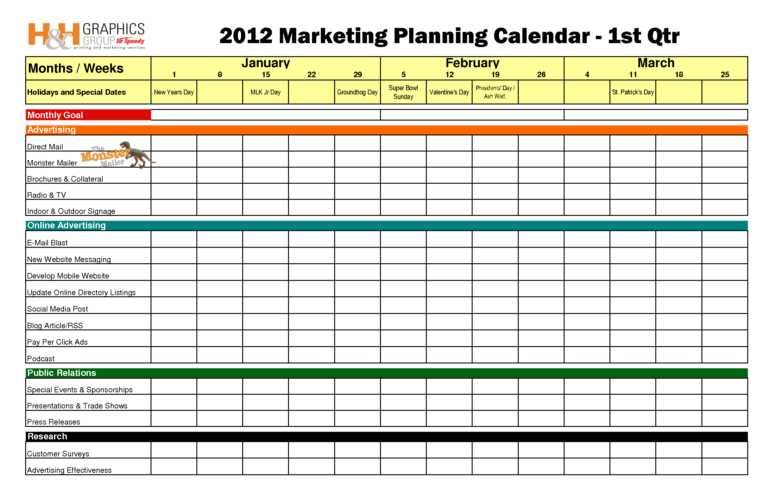 Quarterly Planning Template