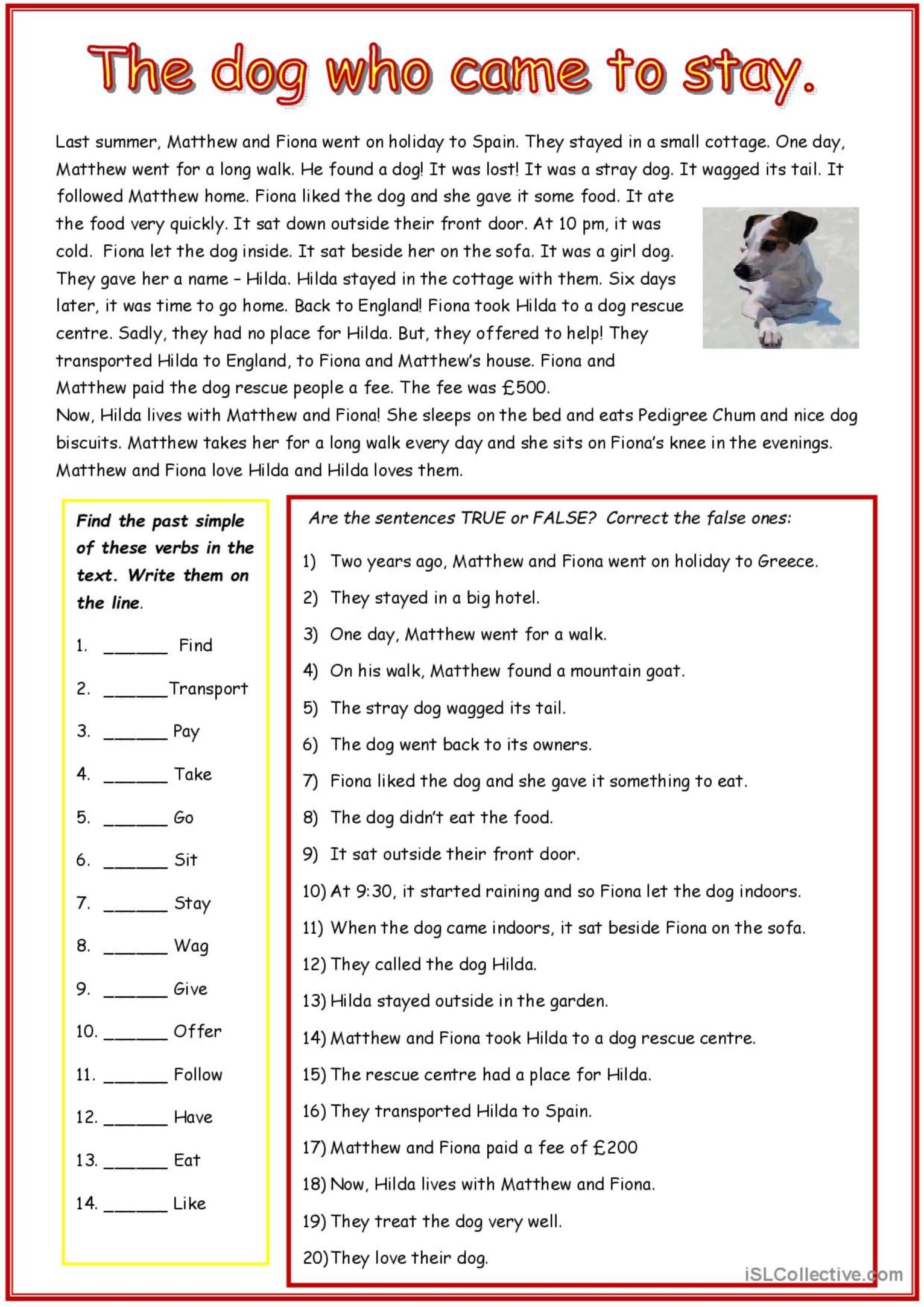Reading Comprehension Reading For De English ESL Worksheets Pdf Doc