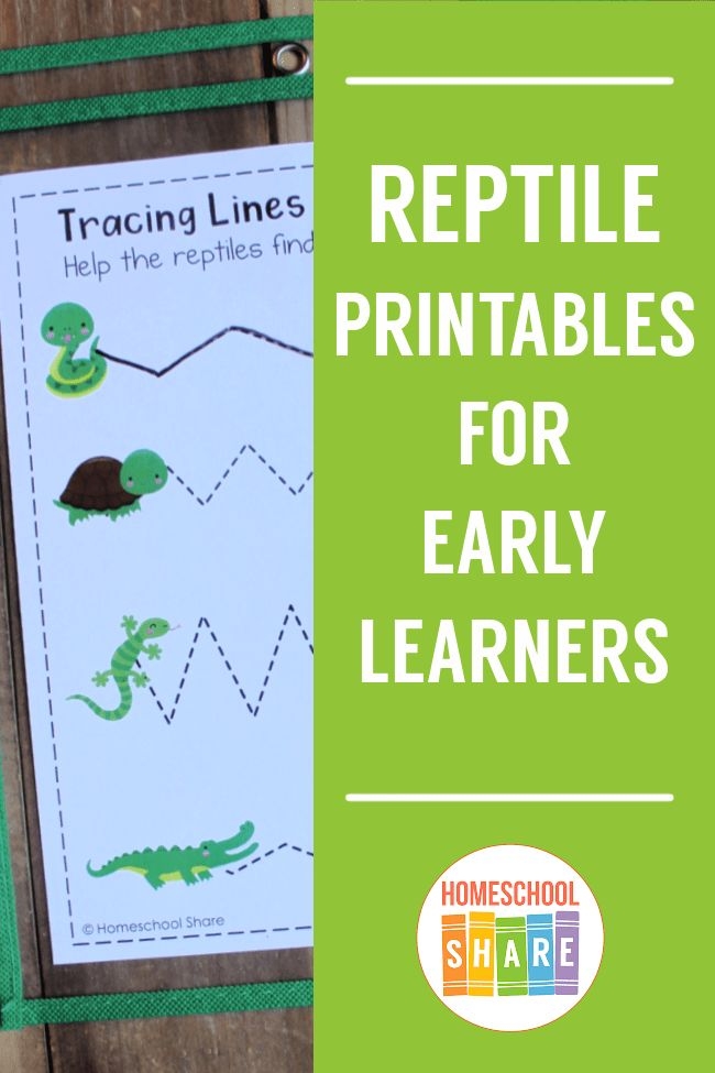 Reptile Printables For Preschool Homeschool Share Writing
