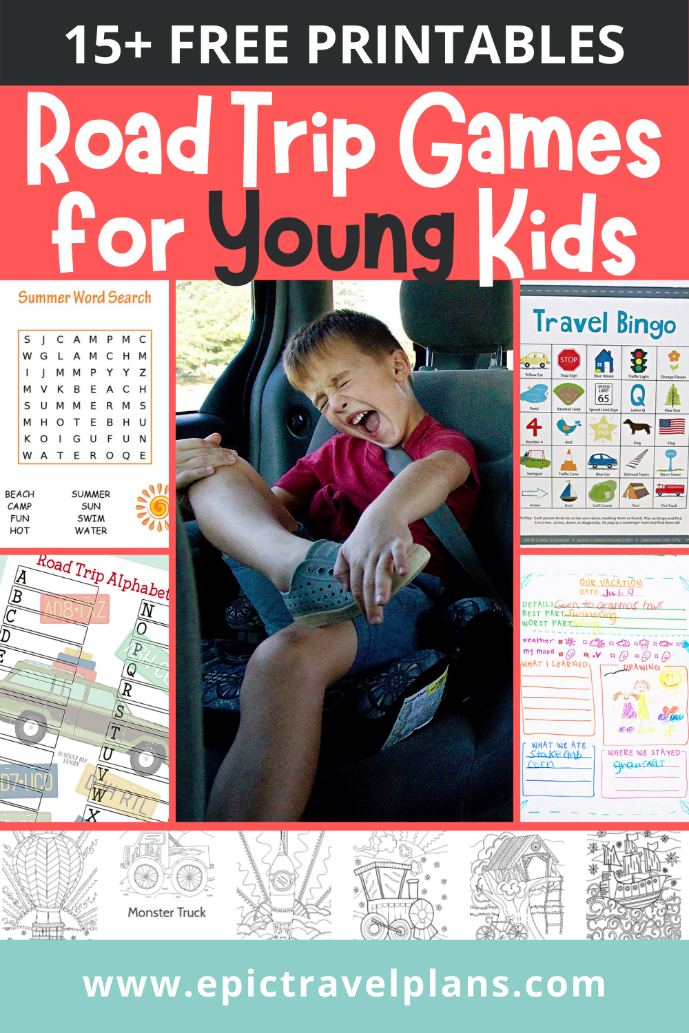 road trip printable activities