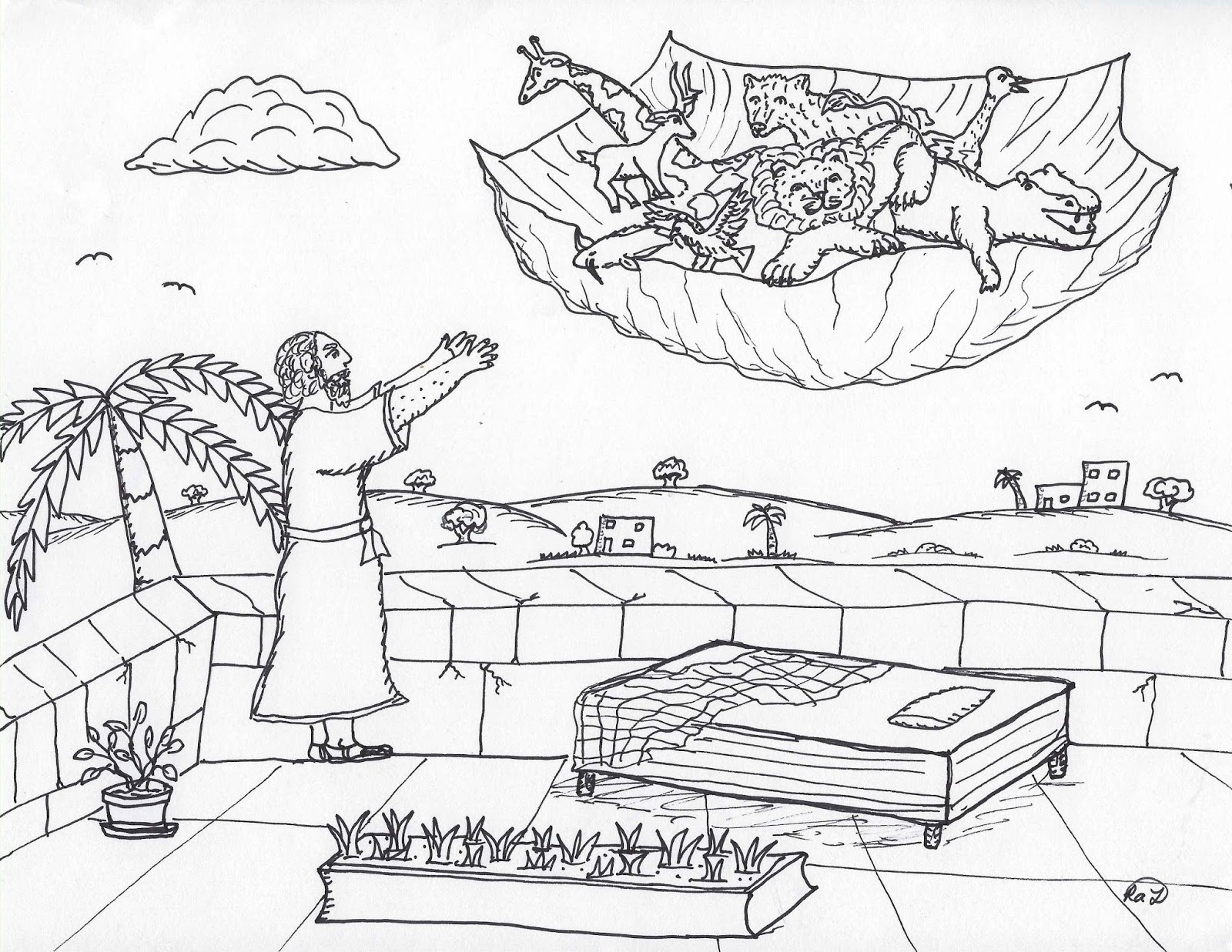Robin 39 s Great Coloring Pages Apostle Peter And The Unclean Beasts