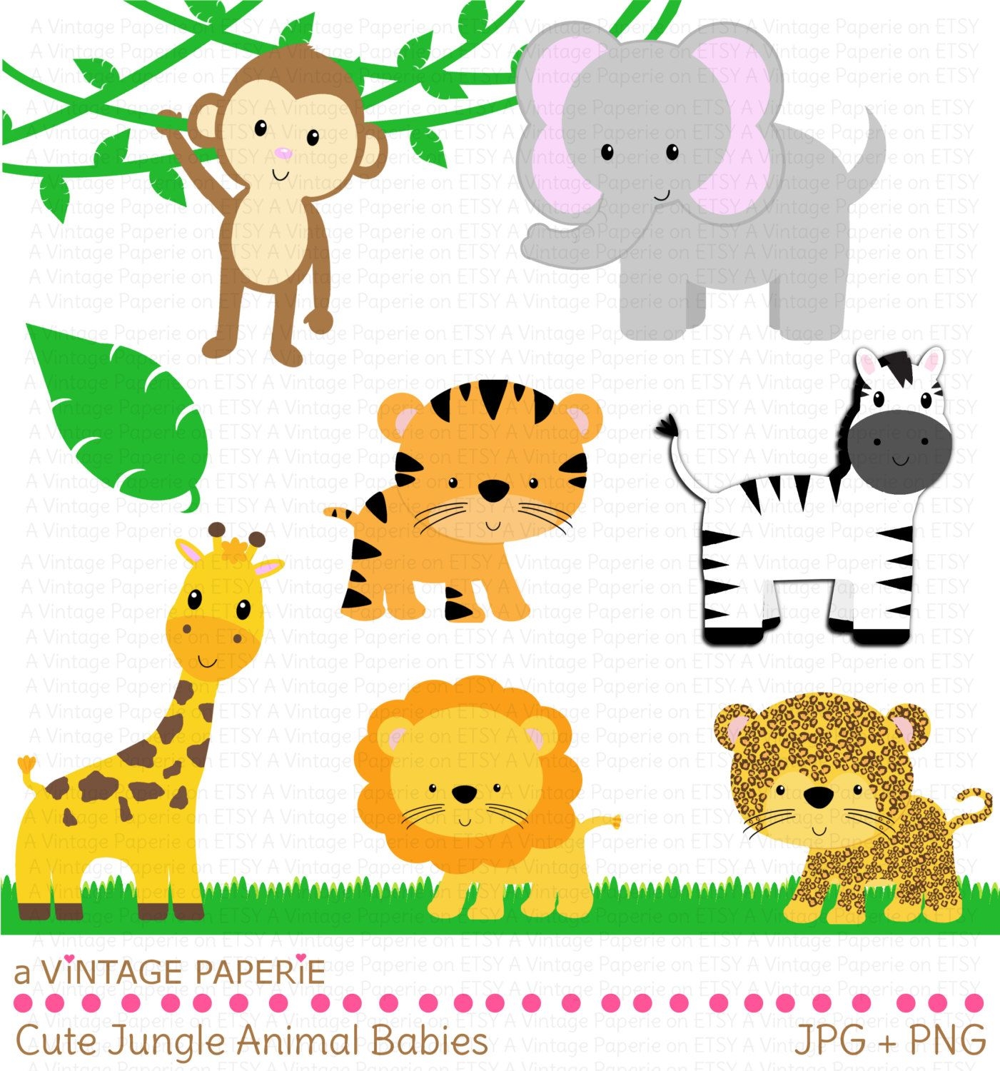 Safari Animals Printable
