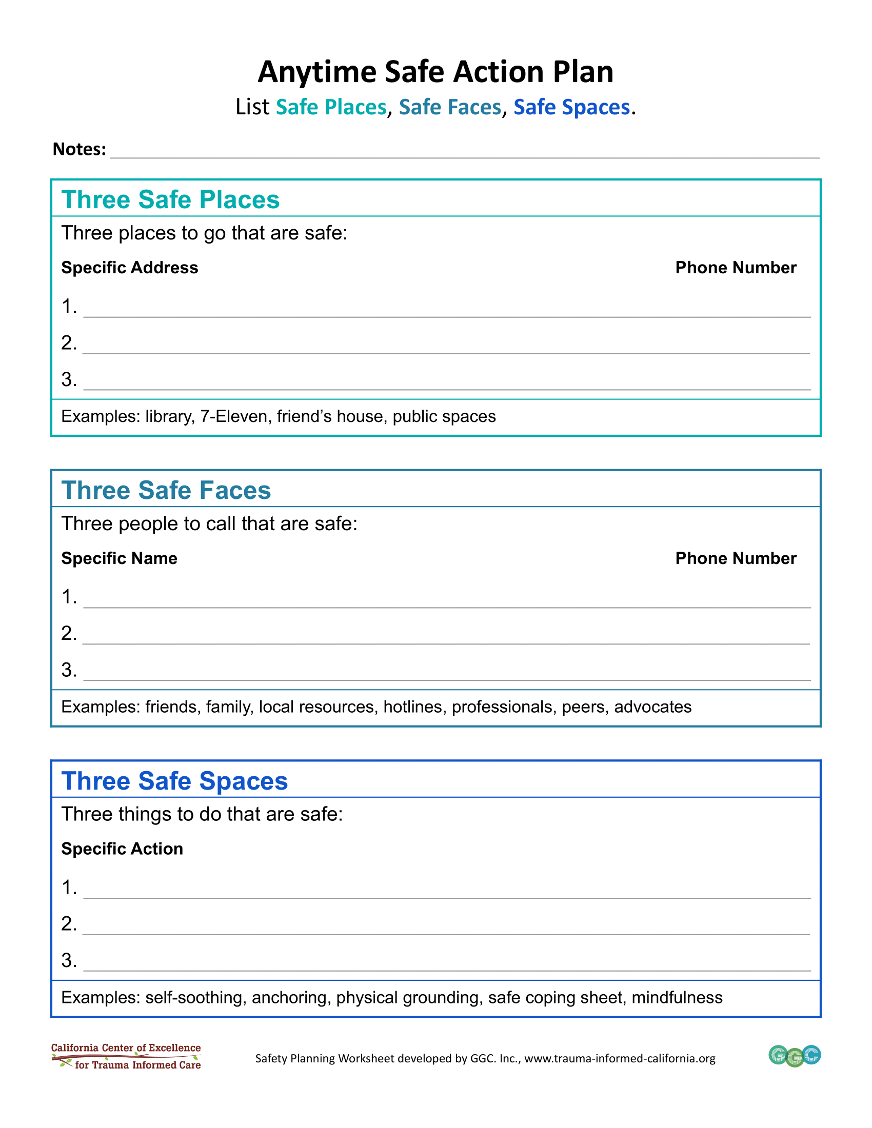 Safety Planning Template Prntbl concejomunicipaldechinu gov co