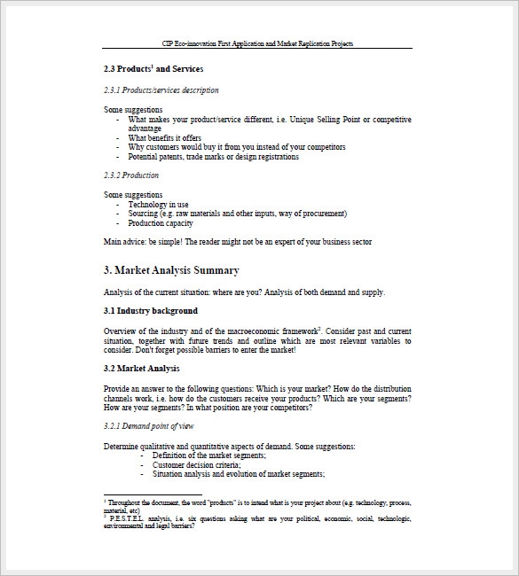 Sample Sales Plan Template