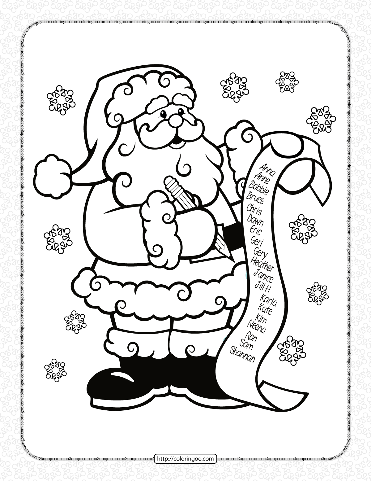 printable santa claus pictures