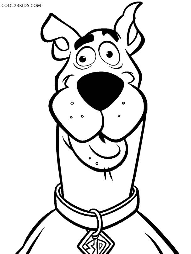 Scooby Doo Printable Coloring Sheets Coloring Pages