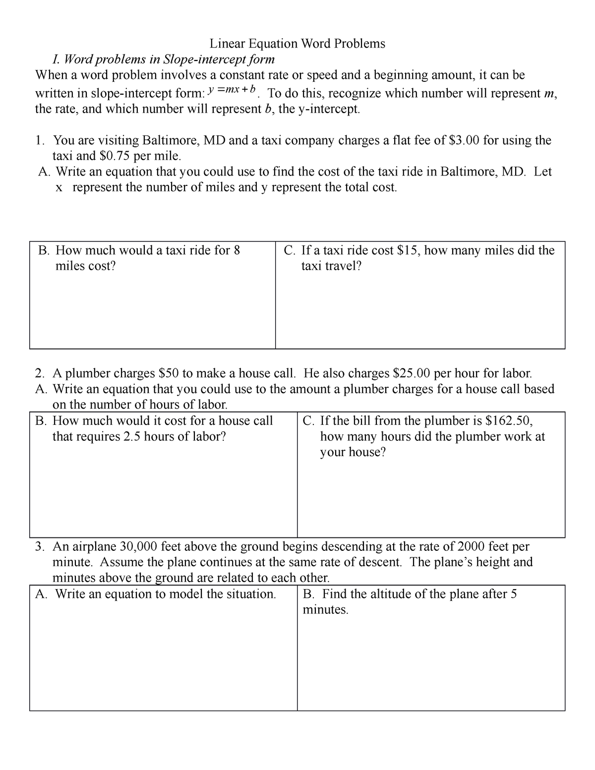 Section 8 5 Word Problems Linear Equation Word Problems I Word