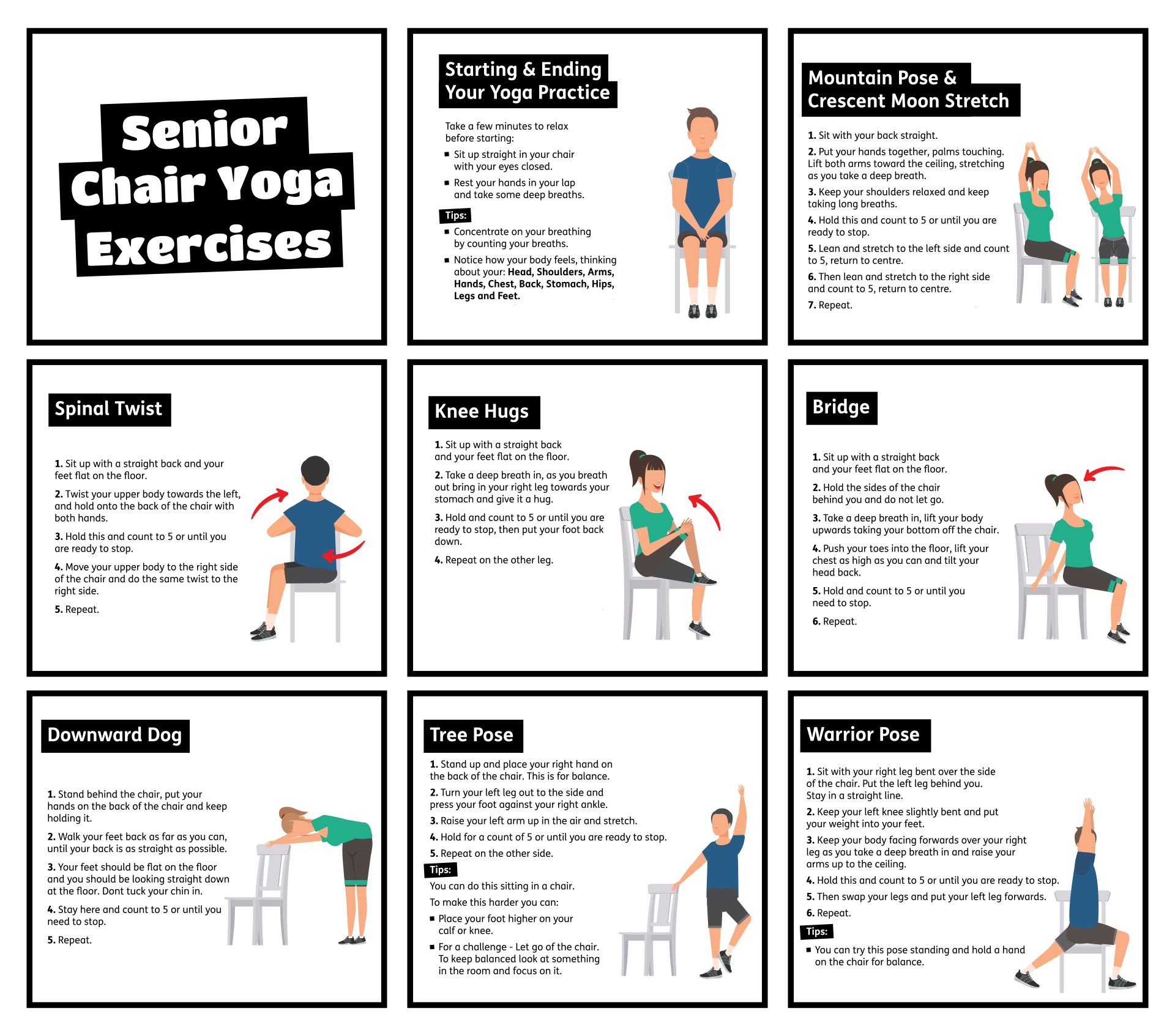 Senior Chair Exercises 10 Free Pdf Printables Printablee Chair Jethro 