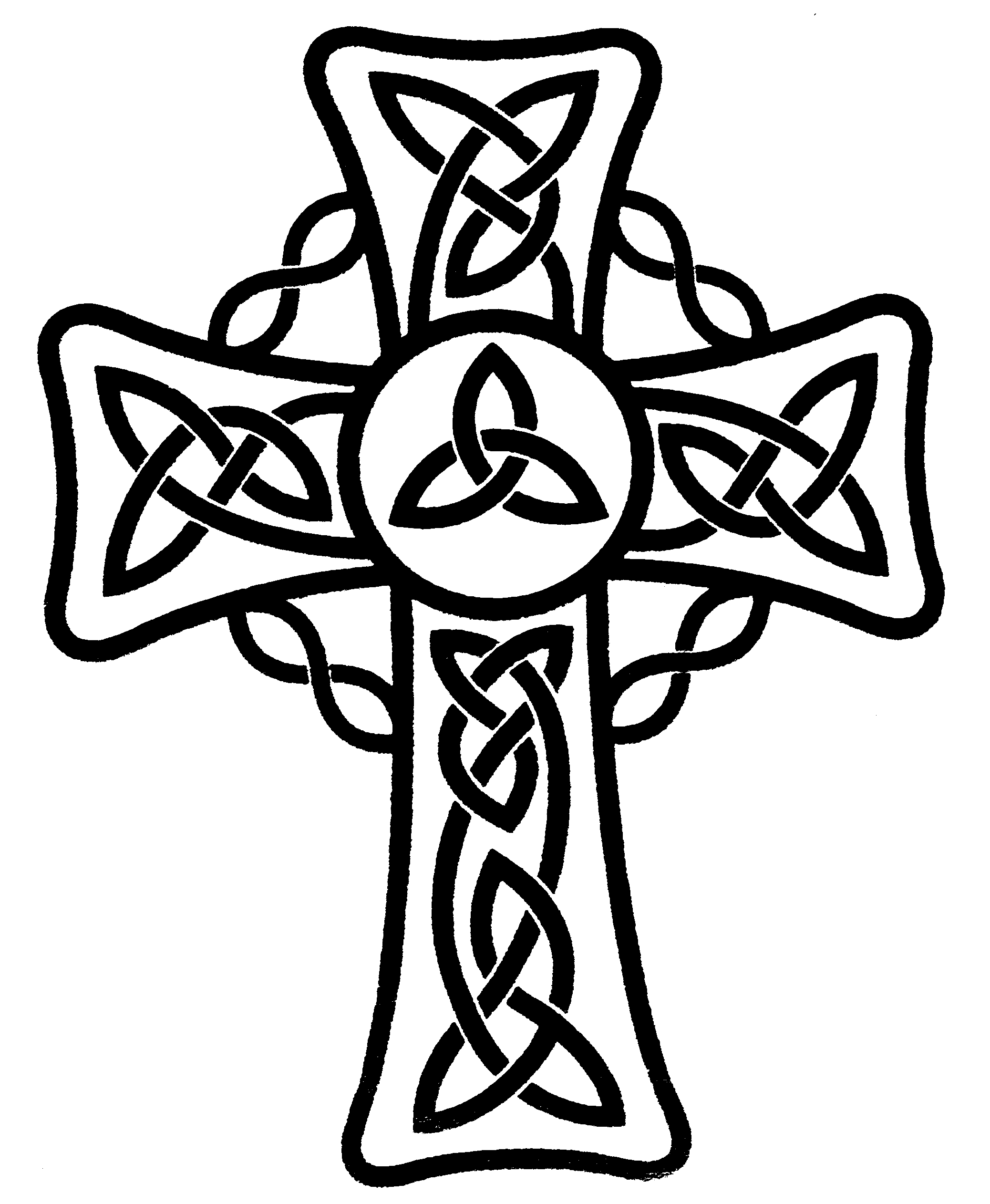 printable celtic cross designs