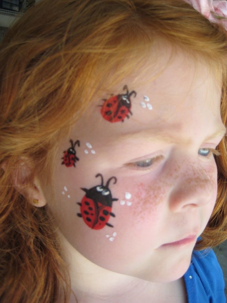 cheek simple face painting designs printable
