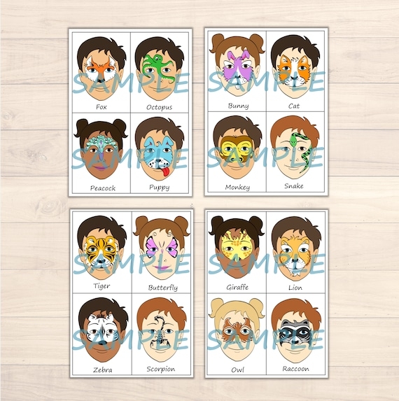 Simple Face Painting Designs Printable Prntbl concejomunicipaldechinu 