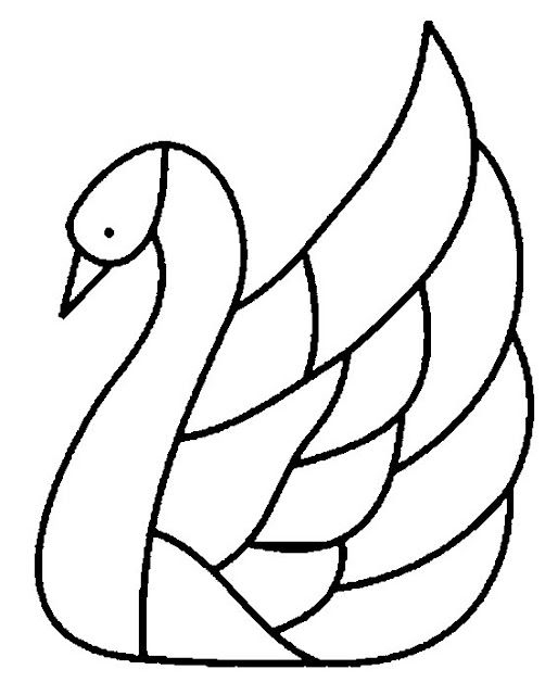 Simple Glass Painting Designs Outline