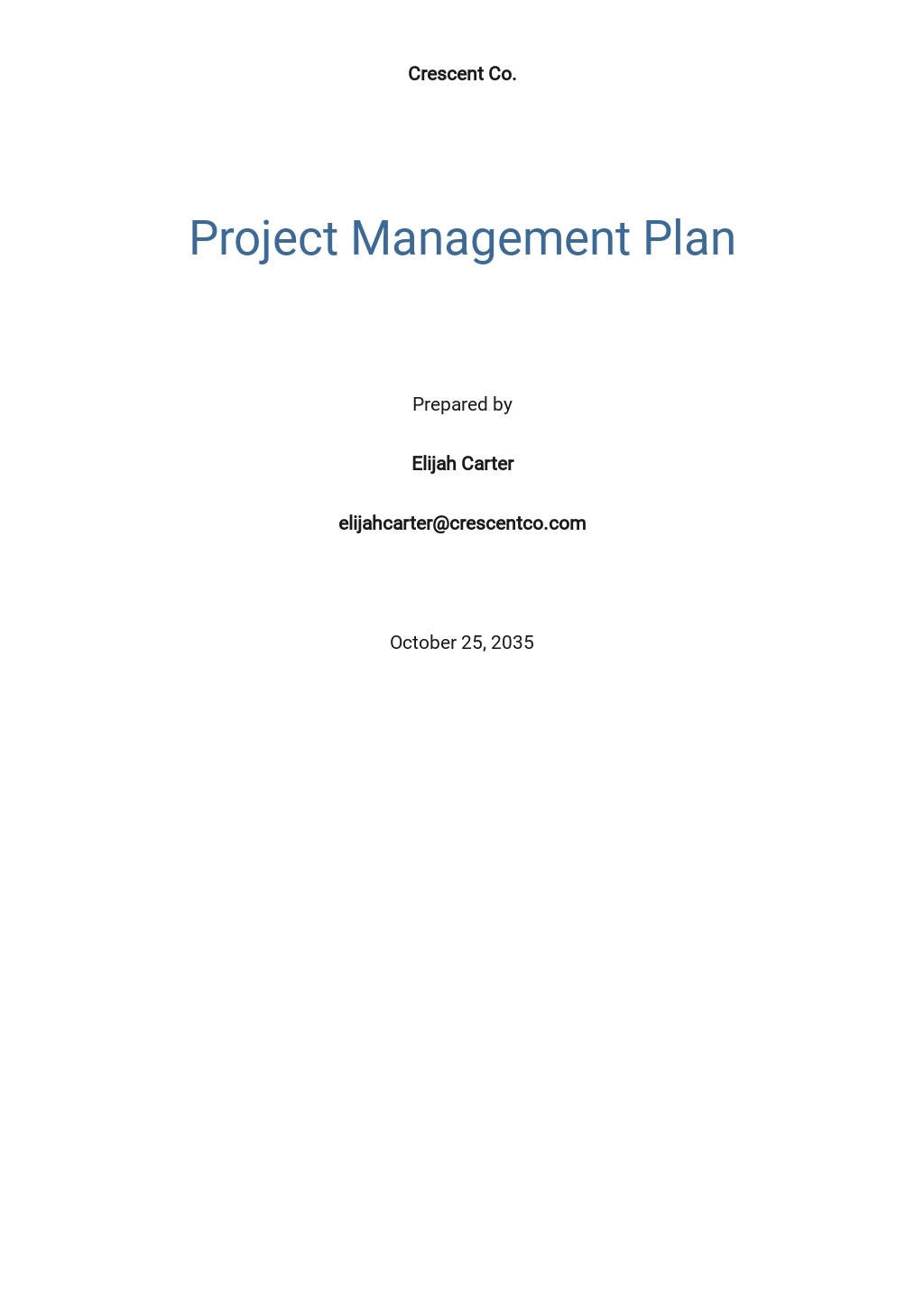 Simple Project Safety Management Plan Template Google Docs Word 