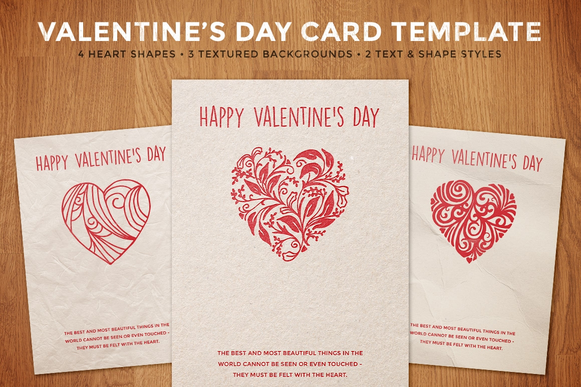 valentine's day card template printable