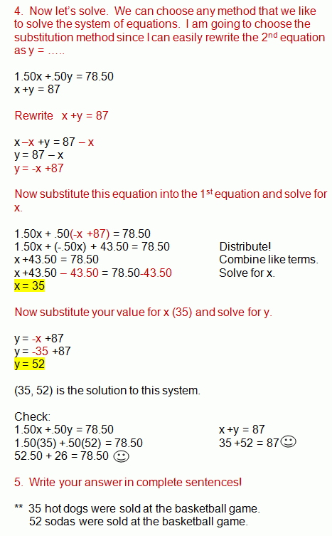 Simultaneous Equations Word Problems Worksheet Ismbox