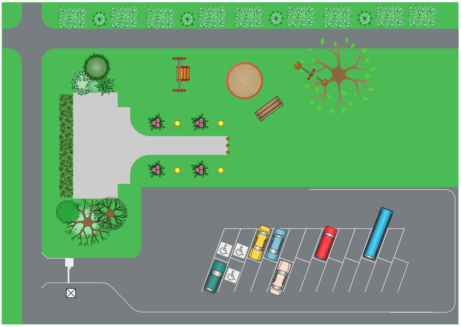site plan template