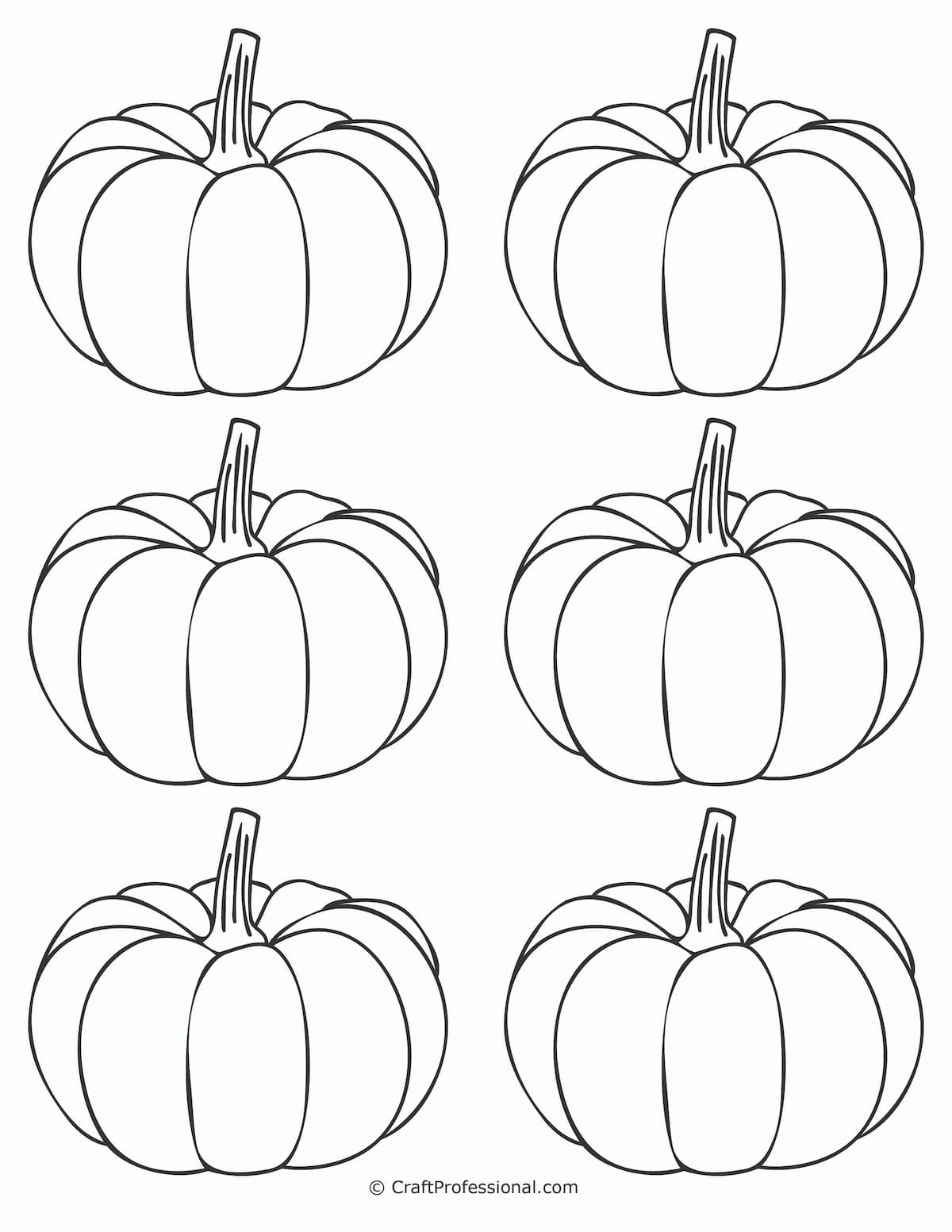printable pictures of pumpkins