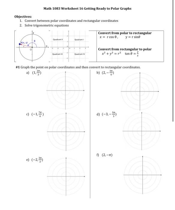 graphs of polar equations worksheet