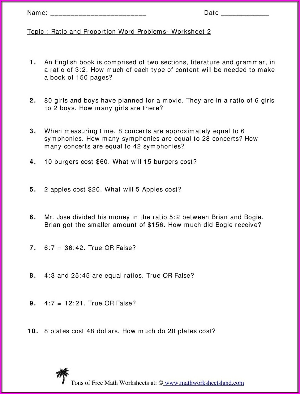 two-step equations word problems worksheet pdf with answers