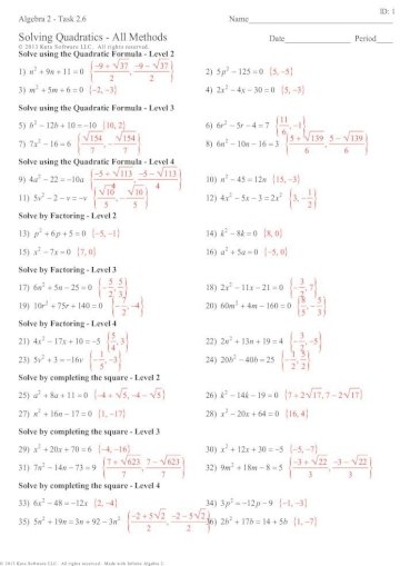 Solving Quadratic Equations By Extracting Square Roots Worksheet Pdf
