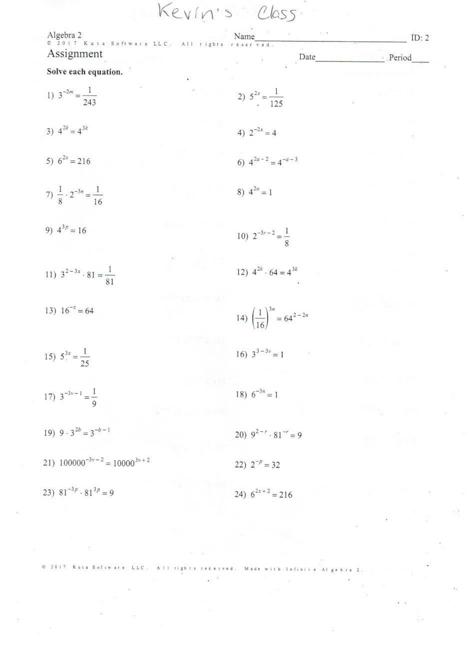 worksheet solving quadratic equations by factoring