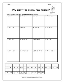 solving quadratic equations with square roots worksheet