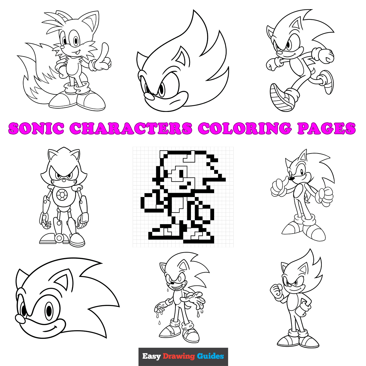 Sonic The Hedgehog Images To Colour In Free Printable Infoupdate