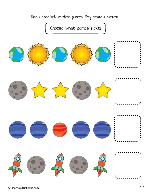 Space Printable Activities Printable Sight Words List