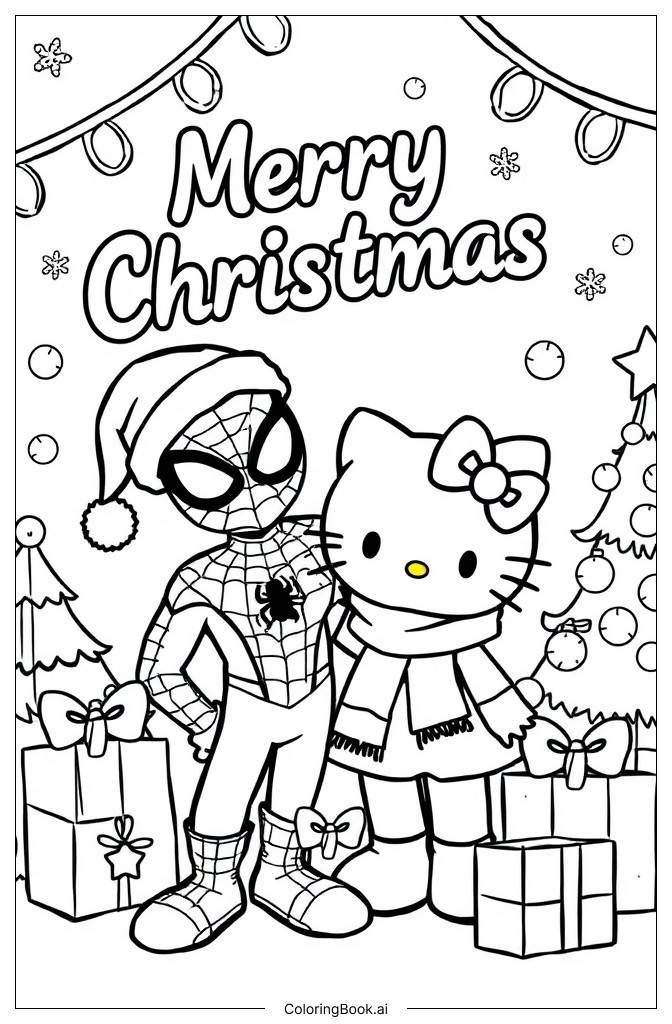 printable coloring pictures of spiderman