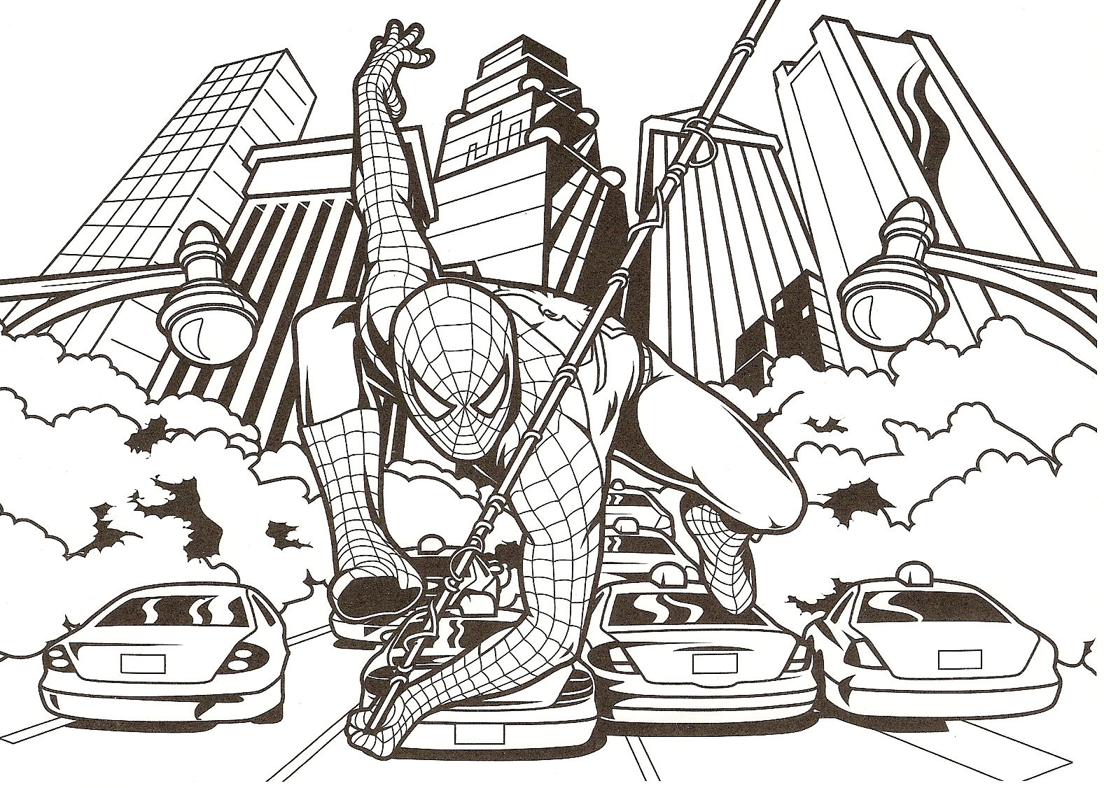 SPIDERMAN COLORING PRINTABLE SPIDERMAN COLORING PICTURES