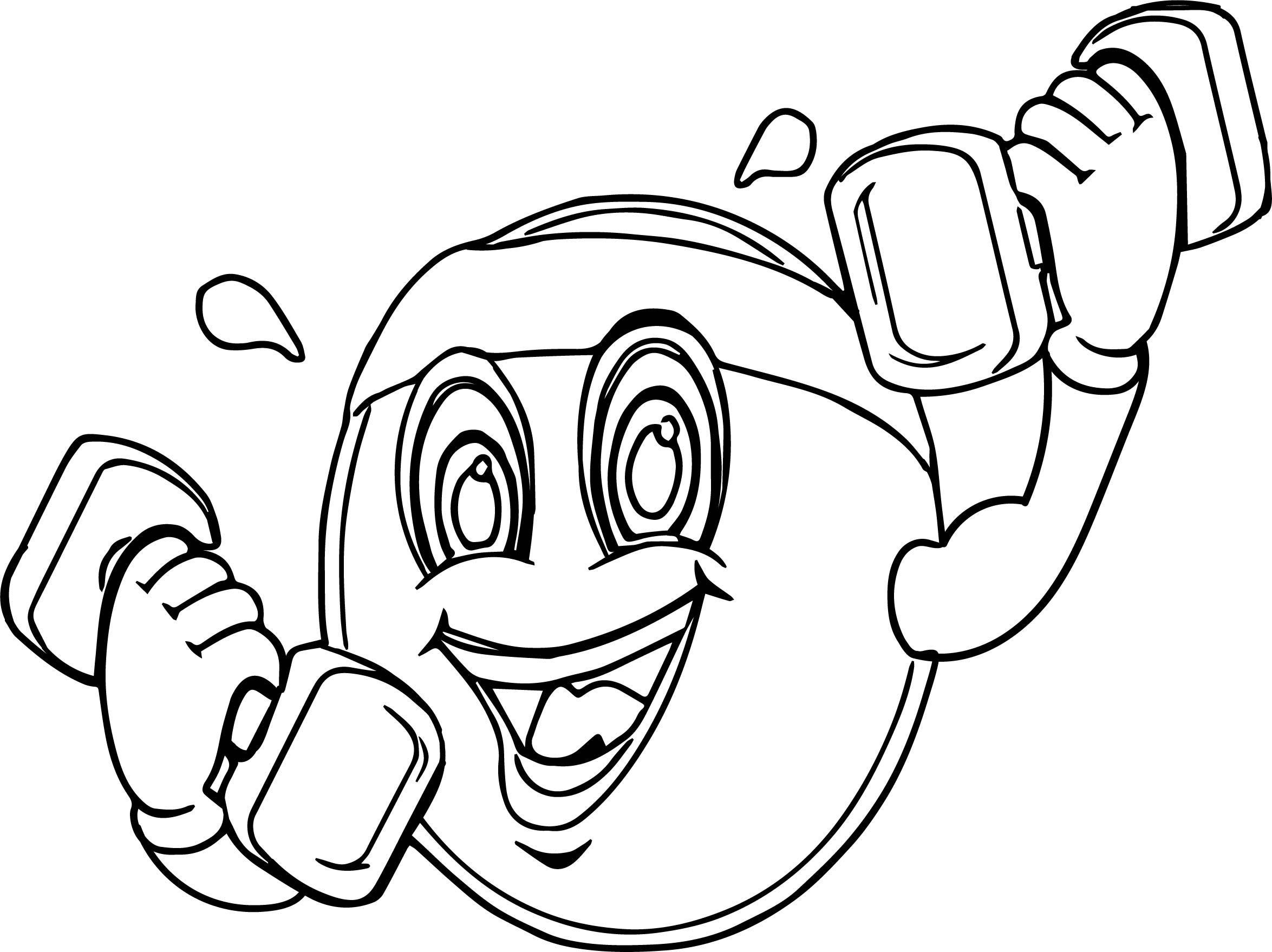 Sports Physical Activity Coloring Page Wecoloringpage