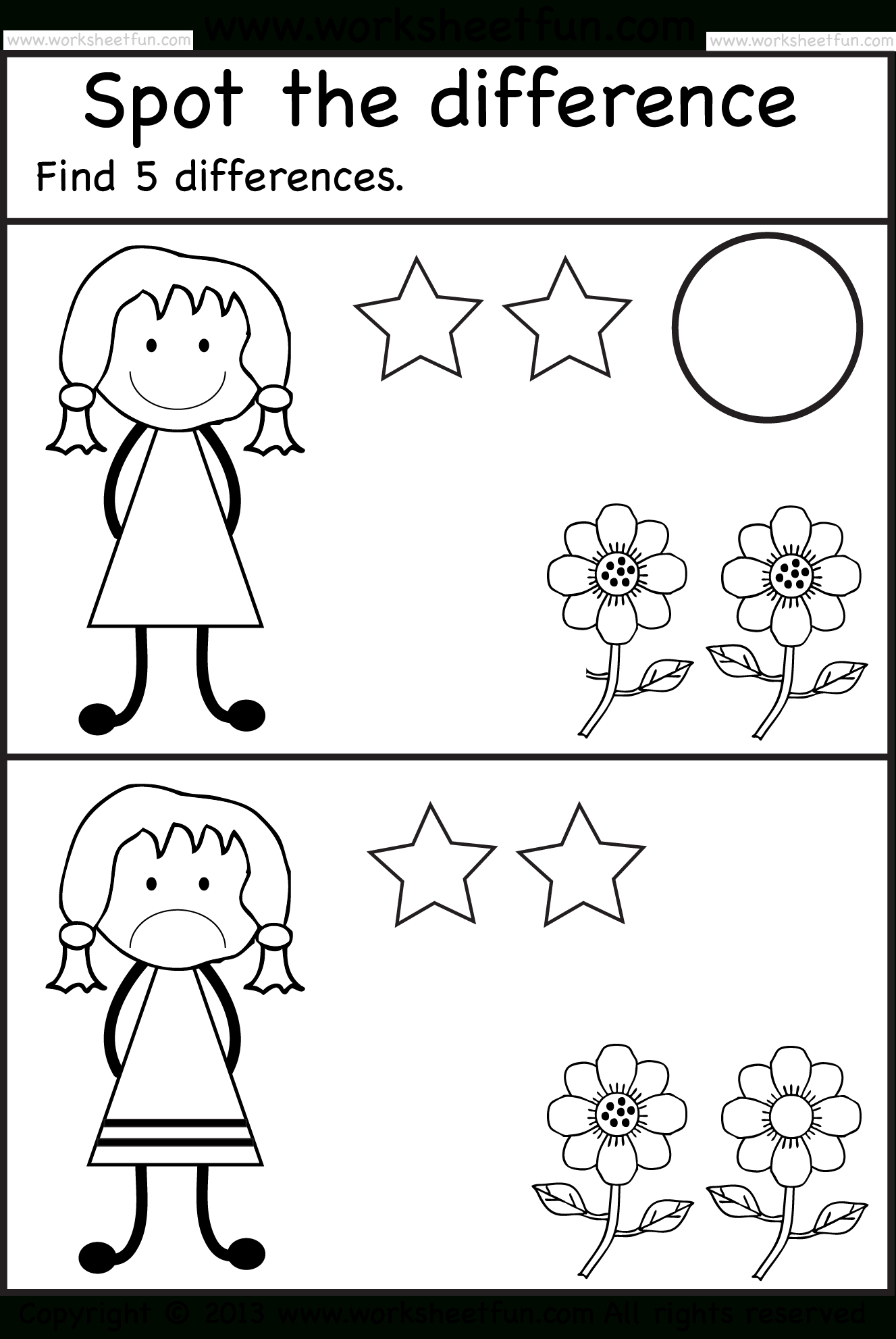 Spot The Difference Printable Free Printable Spot The Difference For 