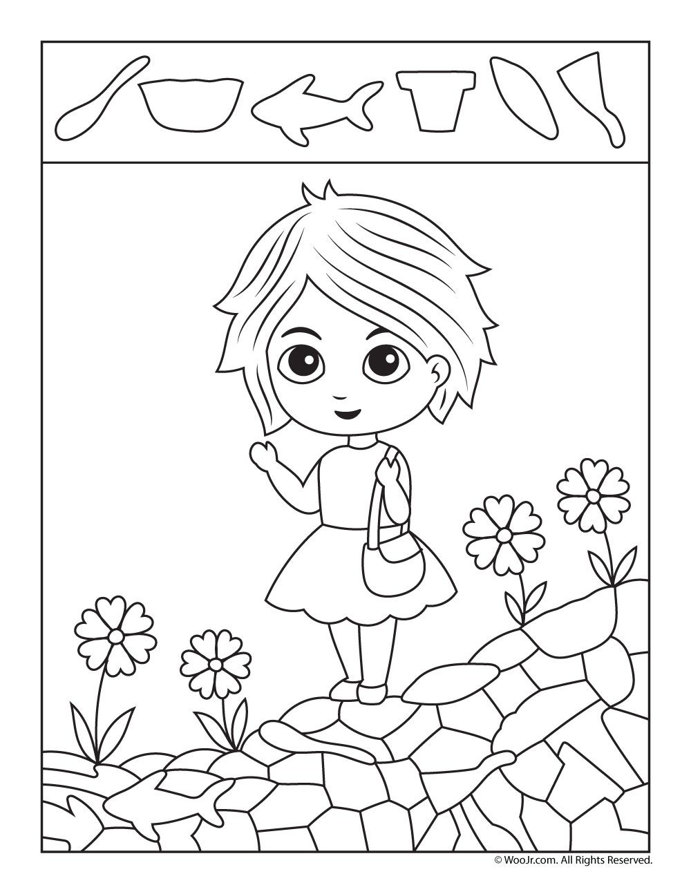 Spring Hidden Pictures Printable Printable Templates Wonderland