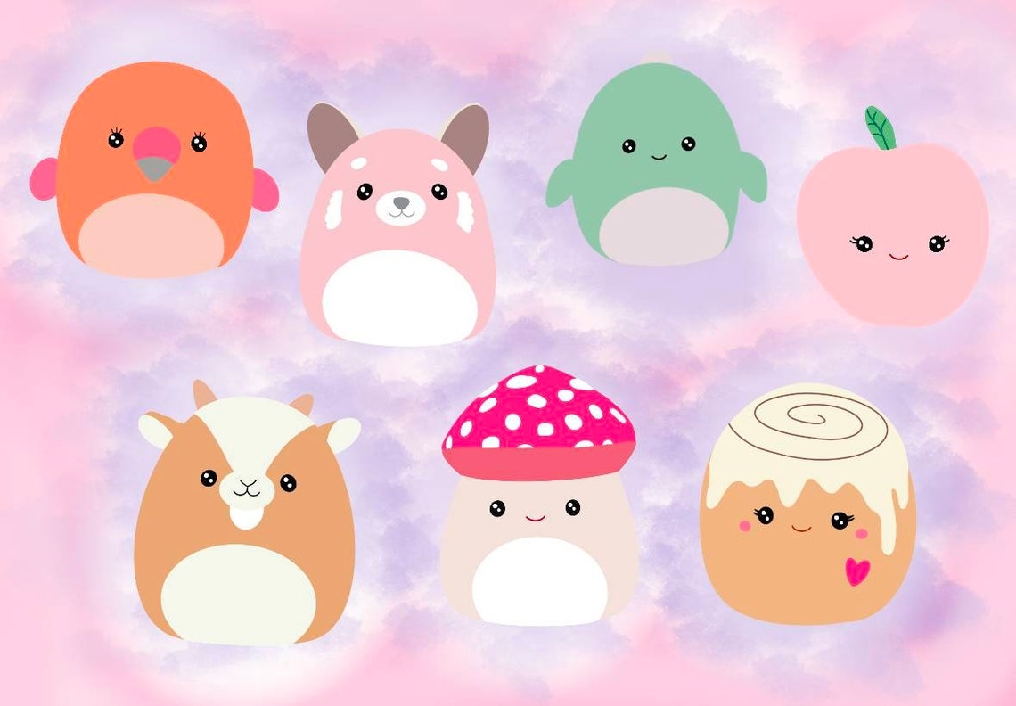 Squishmallow Stickers Printable