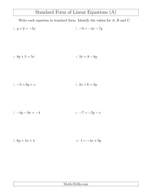 Standard Form Worksheet pdf And Answer Key 31 Scaffolded 