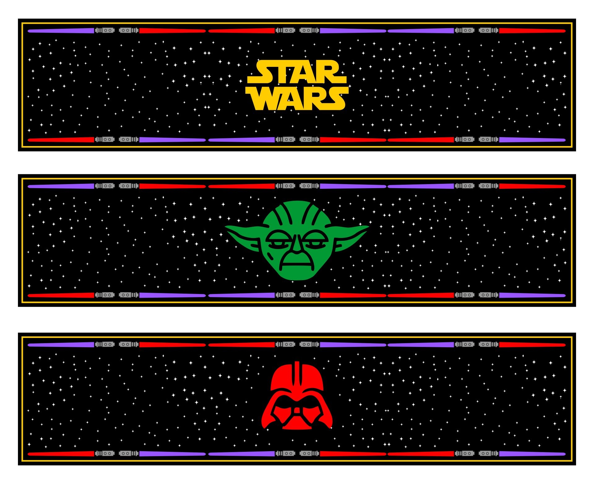Star Wars Labels 12 Free PDF Printables Printablee
