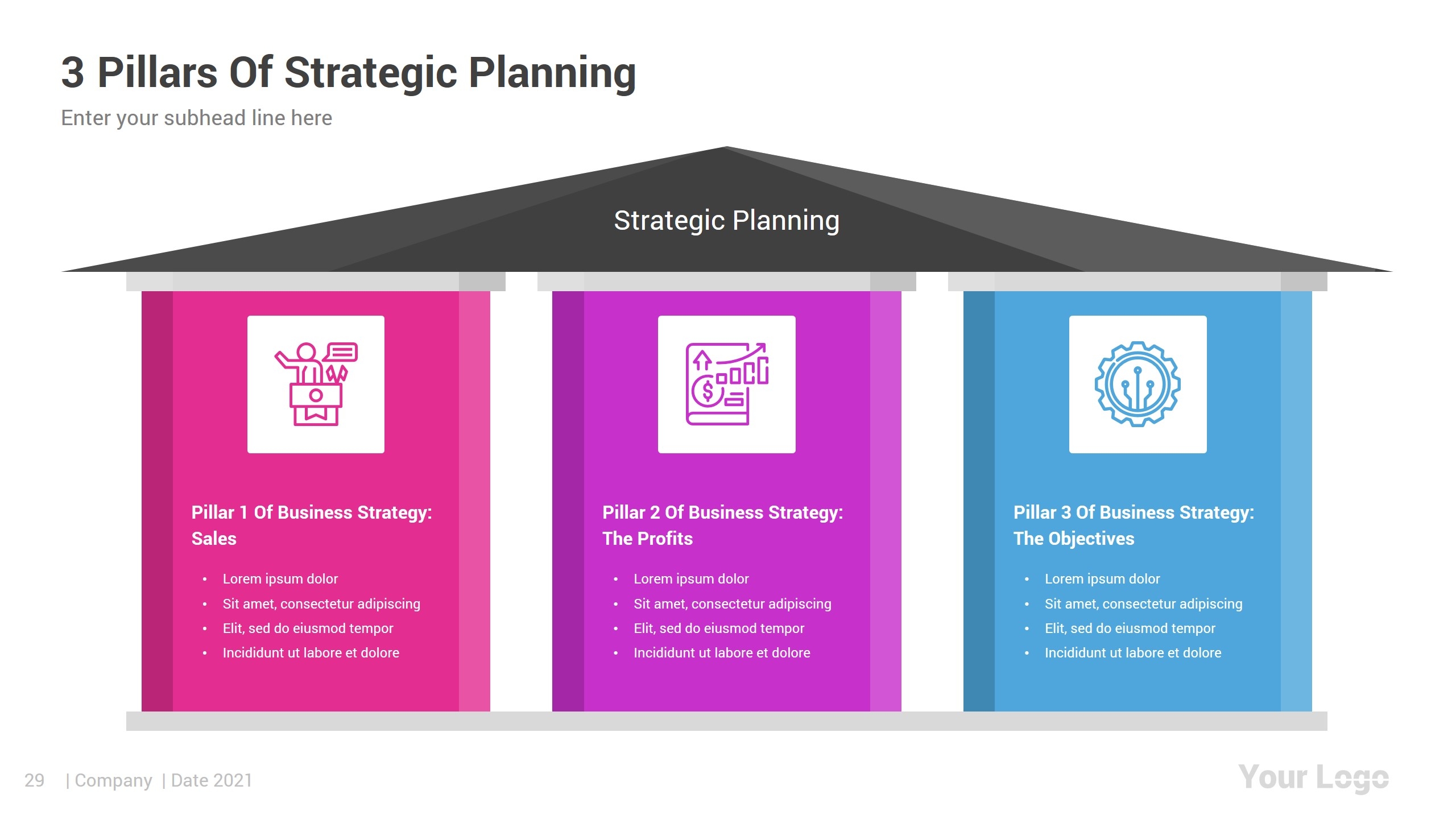 strategic planning template ppt