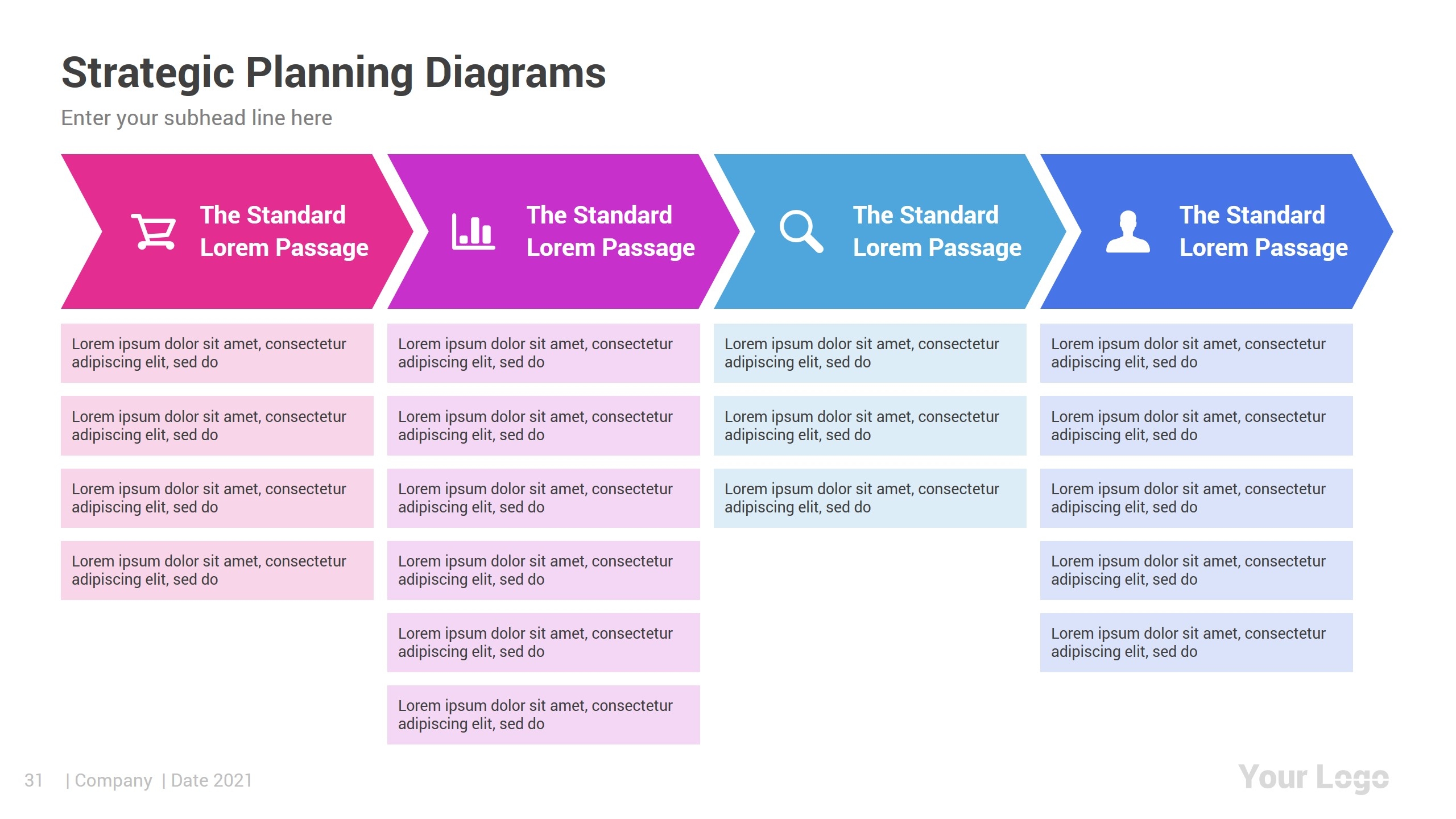 Strategic Planning Template Ppt Printable Word Searches