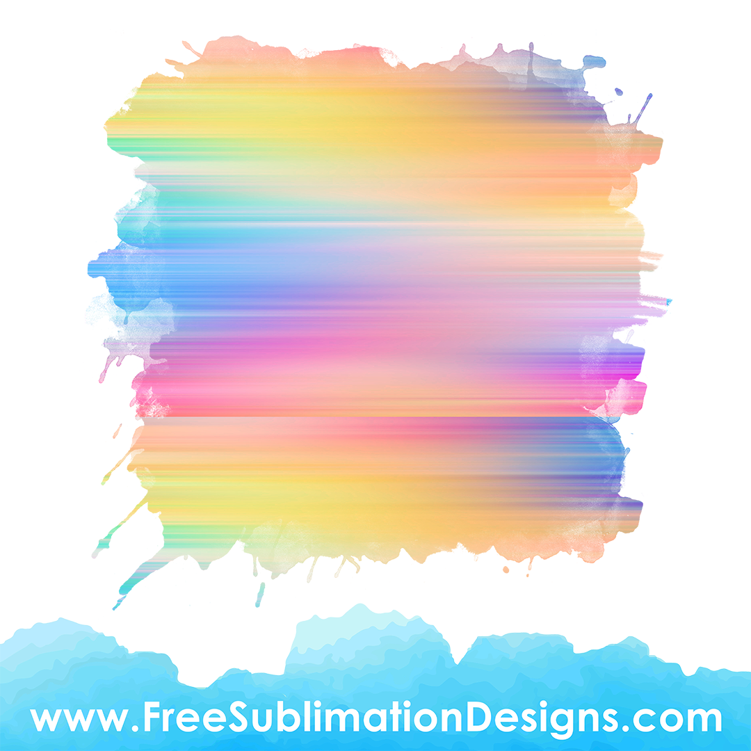 Sublimation Print Free Sublimation Rainbow Background