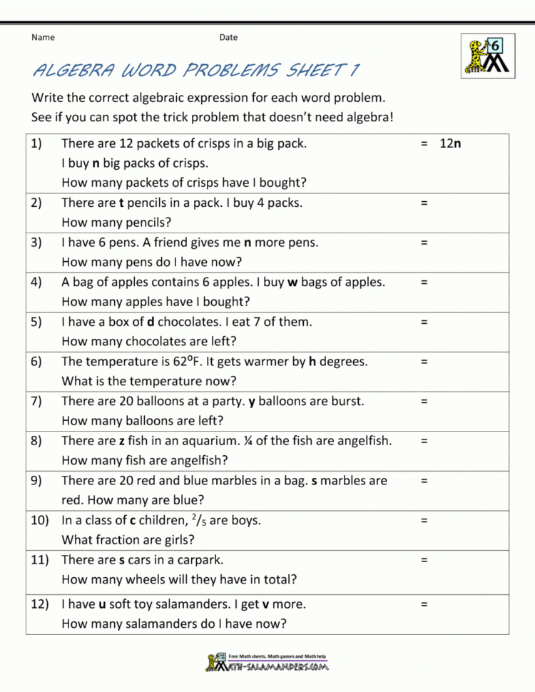Systems Of Equations Word Problems Worksheet Pdf Equations Worksheets