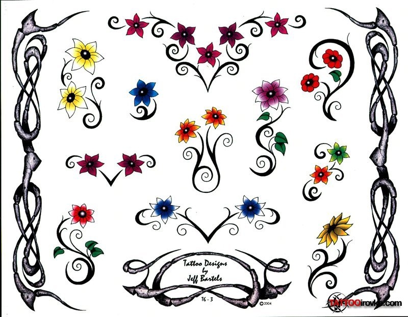 henna tattoo printable designs