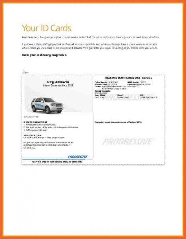 Template Printable Geico Insurance Card Printable New Year Banners