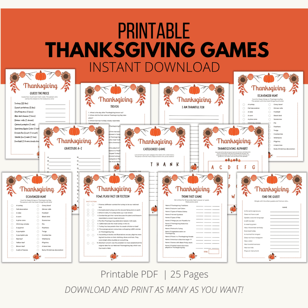 free printable games for all ages