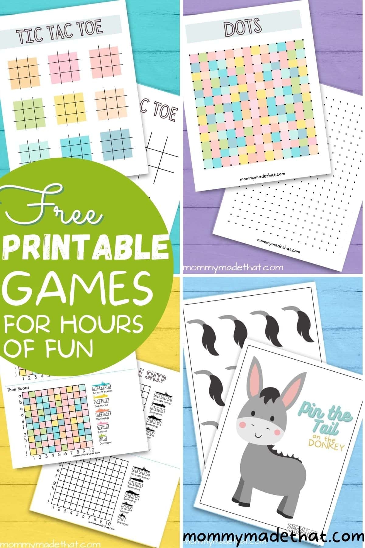 free printable family fun games