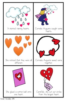The Day It Rained Hearts Literacy Activities By Kinder Doodles TpT
