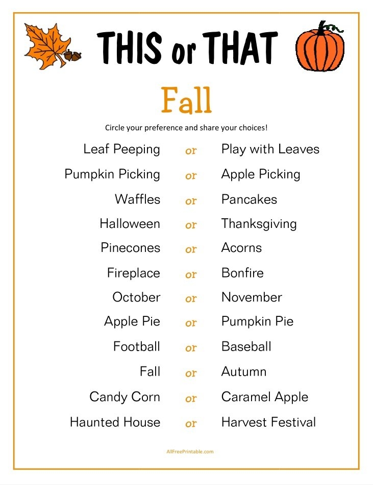 free printable fall pictures