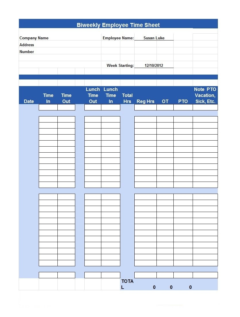 Time Sheets Template Unique 013 Time Sheet Templates Free Daily Time