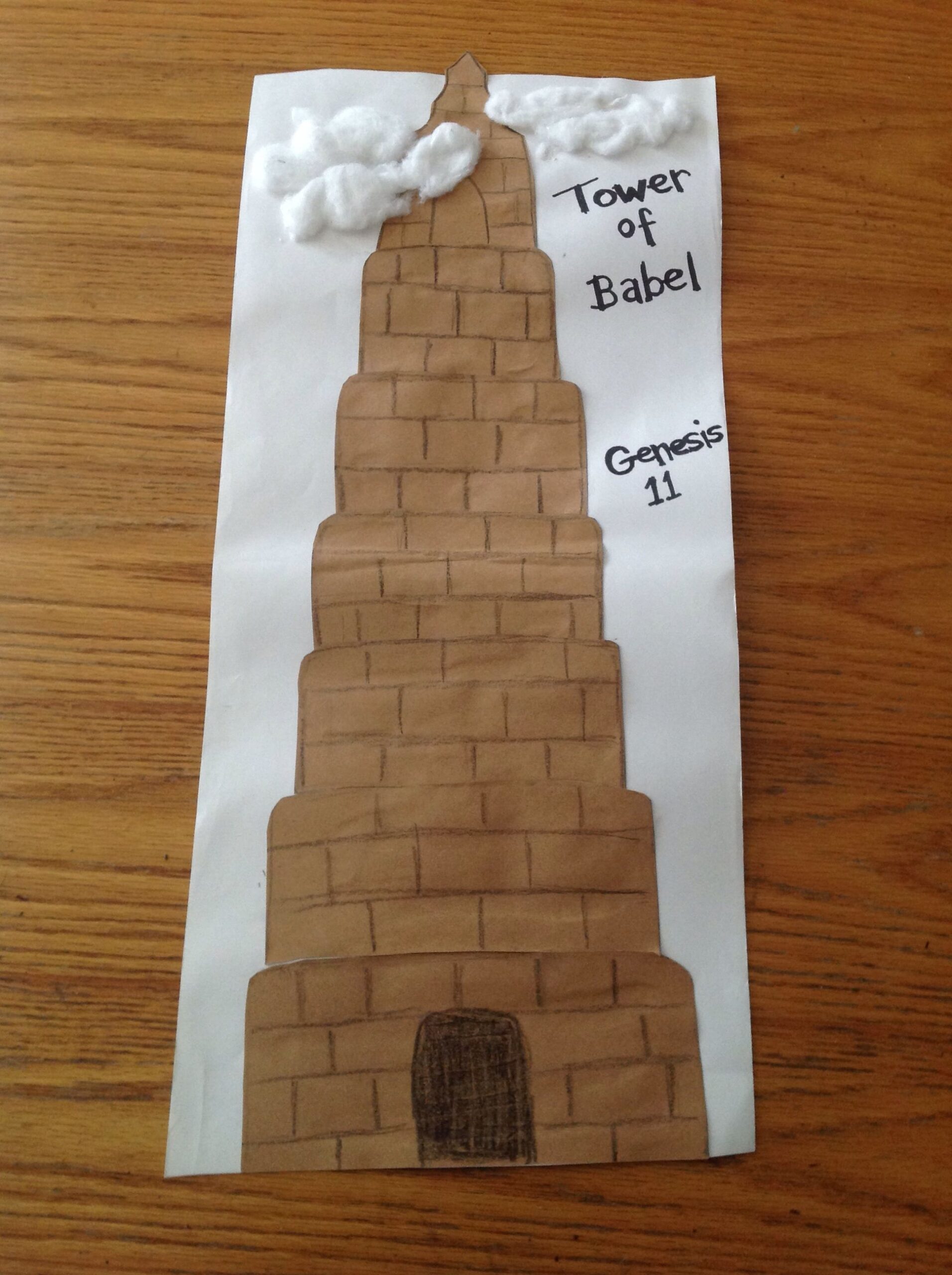 Tower Of Babel Printable Activities Jewish Free Printable Templates