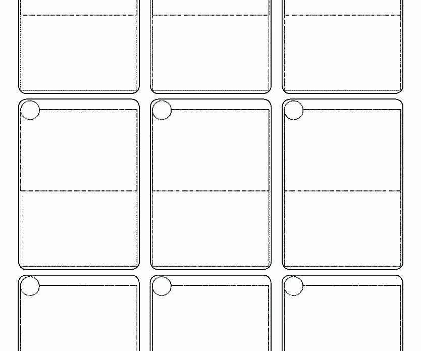 trading card template printable